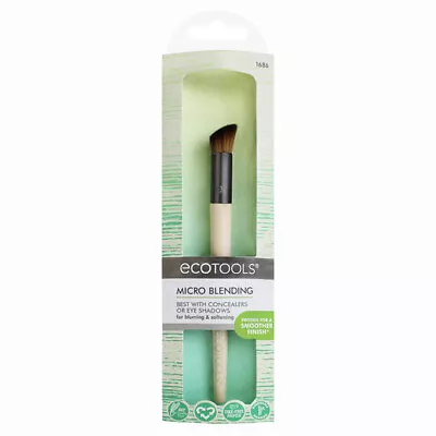 Eco Tools Angled Micro Blending Make Up Brush 100% Vegan Renewable Bamboo • £7.99