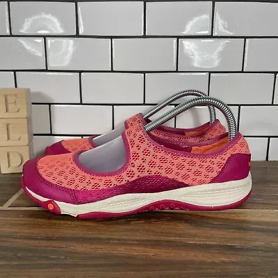 Merrell All Out Bold Womens Size 8 Shoes Fuchsia Orange Mary Jane Trail Sneakers • $29.88