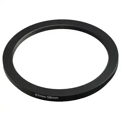 Step-Down Ring Adapter Of 67mm To 58mm For Panasonic Lumix G Vario 100-300 Mm 4 • £7.19