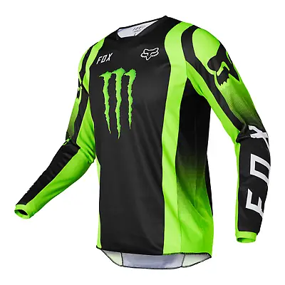 Fox Racing 180 Jersey Off-Road MX Moto Monster Black - Men's Large CLOSEOUT • $30.07