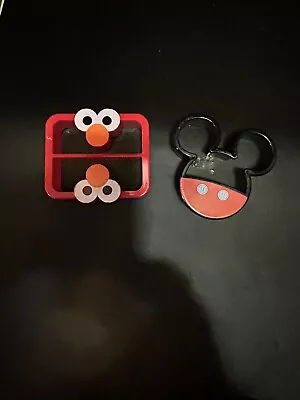 Elmo & Mickey Mouse Sandwich Crust Cutters • $5