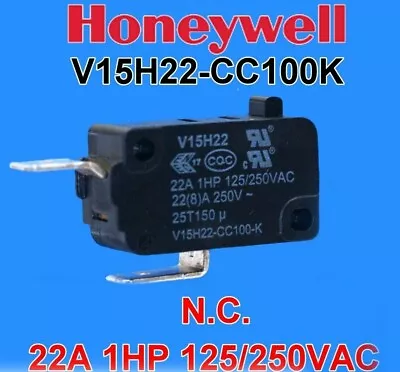 1PC Honeywell V15H22-CC100K Micro Switch N.C. Appliance Duty Microwave Oven + • $13.50