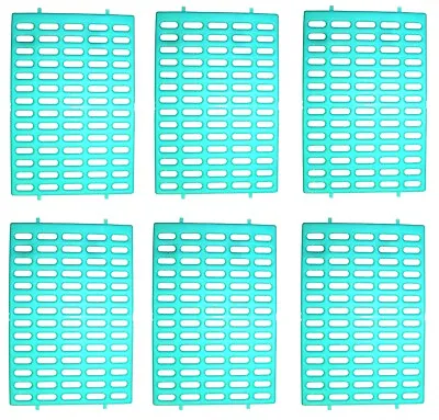 Rabbit Cage Resting Mats Teal 6 Pack • $38.99