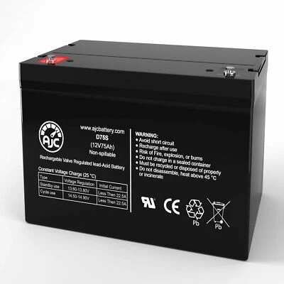 $194.99 • Buy Best Power Ferrups FE1.4KVA 12V 75Ah UPS Replacement Battery