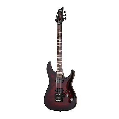 $549 • Buy Schecter Omen Elite 6 FR Electric Guitar See Thru Black Cherry Burst