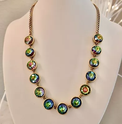 J Crew Necklace Brulee Multicolor 16 - 17.5  N185 • $80