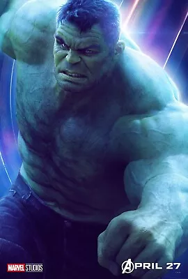 Marvel Print Poster Wall Decor  Avengers Infinity War  Film Mark Ruffalo Hulk • $11.99