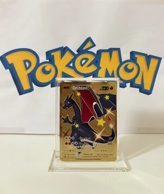 $17.50 • Buy Pokémon Charizard V 079/073 Champion's Path Rare Gold Metal Foil Rare