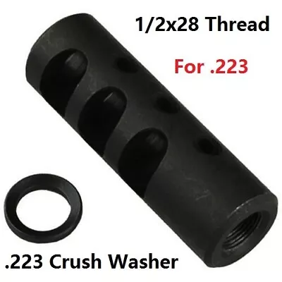 .223 5.56 Muzzle Brake Long Compensator Comp 1/2x28 TPI Muzzle Brake • $16.99