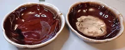 Vintage McCoy USA 8  Brown Glaze Drip #7528 Bowls Set Of 2 • $24.99