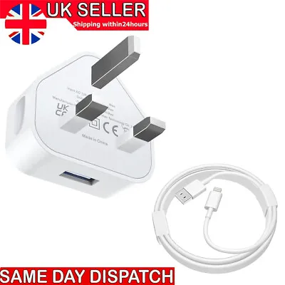£6.49 • Buy Genuine CE Charger Plug & Data Cable For Apple IPhone 5 6 7 8 X XR 11 12 13 SE