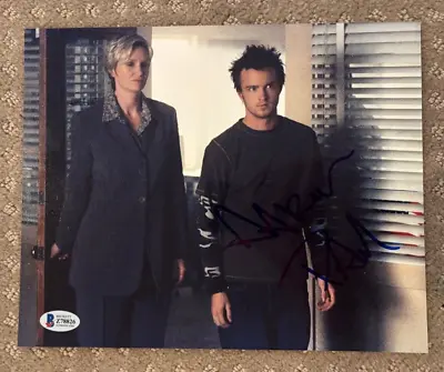 Aaron Paul Signed Autographed 8x10 Photo X-Files Jane Lynch BECKETT COA • $175