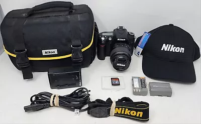 Nikon D90 Bundle 18-55mm Lens Camera Battery Charger Case 8093 Count DLSR NM • $292.50