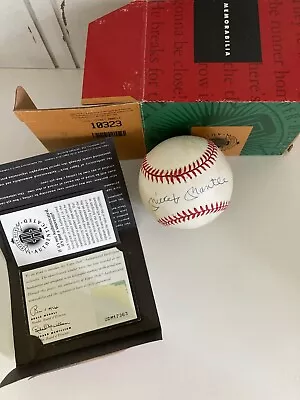 Mickey Mantle Autographed Signed Baseball Upper Deck Authenticated  • $1200