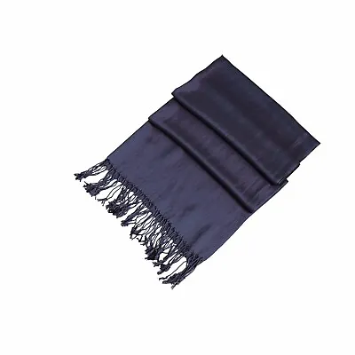 Pashmina Scarf 100% Viscose Plain Wrap Shawl Stole Many Colours 200g TOP QUALITY • £8.99