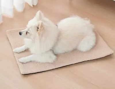 White Self Heating Cat Pad Self Warming Dog Bed 22.6  X 17.7  Thermal Cat Mat • $14.99