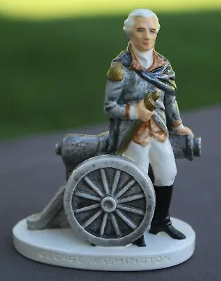 SEBASTIAN MINIATURES Prescott Baston GEORGE WASHINGTON CANON FIGURINE Signed • $19.49