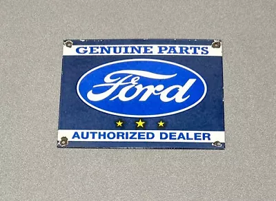 Vintage 12” Ford Dealer Service Porcelain Sign Car Gas Truck Gasoline Auto Oil • $89.99