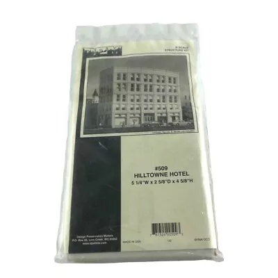 Design Preservation Models DPM N Scale Kit #509 Hilltowne Hotel • $20