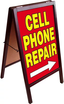 CELL PHONE REPAIR A-Frame Sign Sidewalk Pavement Sign Double Sided 172875 Rb • $99.95
