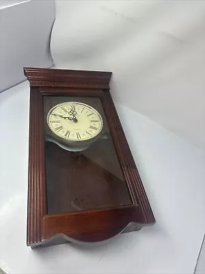 Howard Miller Eastmont Wall Clock 620154 Windsor Cherry Antique Pendulum Clock • $90