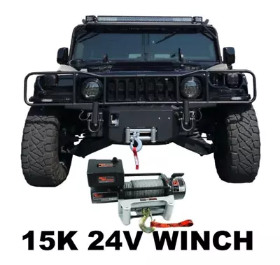 24V HMMWV HUMVEE 15K WINCH MileMarker 15000 Lbs Pounds ELECTRIC Military Spec • $1189.99