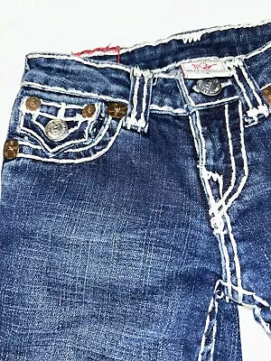 Little Girl Size 6 True Religion Jeans Flare Distressed • $19.99