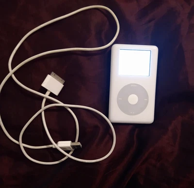 £29 • Buy Apple IPod 4th* Generation White (20GB)_Comes On But I'm Not Sure It Works