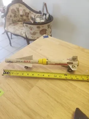 Vintage  Tin Friction SAM - A 7 Nike Missile Toy Made In Japan By Daiya • $35