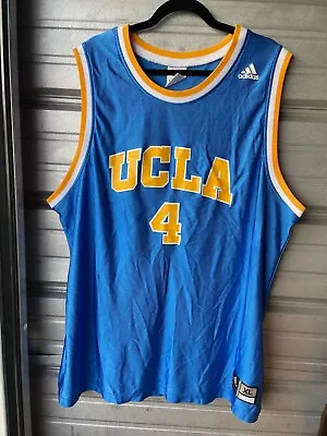 Official Adidas NCAA UCLA Bruins #4 Basketball Jersey Men's XL Blue • $29.95