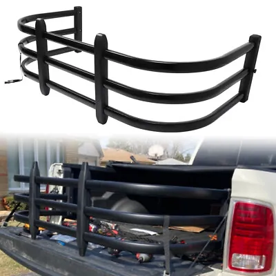 Black Aluminum Truck Bed Extender Retractable Tailgate Extension For Ford F150 • $152.80