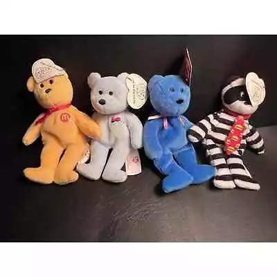 McDonalds Mini Ty Beanie Baby Lot (4) Original With Tags • $10