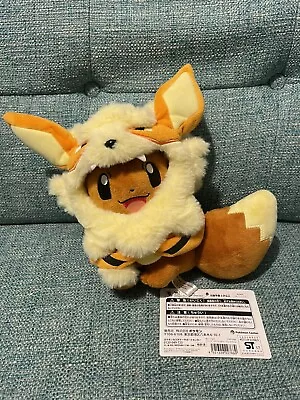 Pokemon Center Japan Okinawa Eevee Arcanine Poncho Plush Cosplay New UK SELLER • £149.99