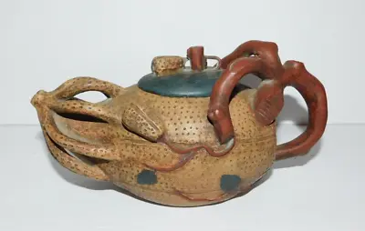 Strange Teapot With Twig Design • $19.95