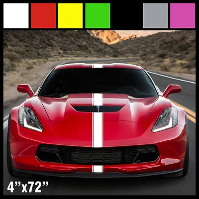 4  Hood Stripe Auto Graphic Racing Stripe Decal Vinyl Car Truck Universal • $12.99