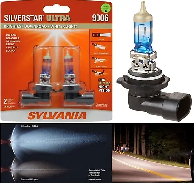 Sylvania SilverStar Ultra 9006 HB4 55W Two Bulbs Head Light Replace Halogen Lamp • $44.75