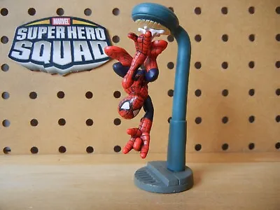 Marvel Super Hero Squad RARE Variant SPIDER-MAN Hanging Lamppost Light Lamp Post • $10.79