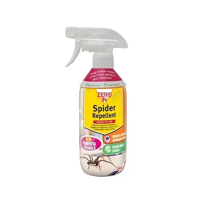 £8.45 • Buy Zero In Spider Repellent Stop Spider Non Harmful Deterrent Spray 500ml Mint