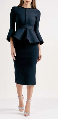 $80 • Buy Scanlan Theodore Crepe Knit Pencil Skirt SZ 6 XS