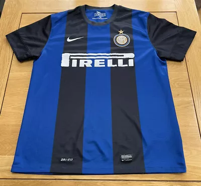 £1.99 • Buy Men’s Nike Inter Milan Official Football Shirt Jersey - Blue/Black - Large