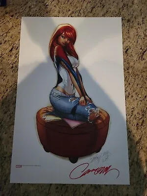 Mary Jane Statue Art Print Sdcc 2022 ~ Signed J. Scott Campbell  11x17 • $65