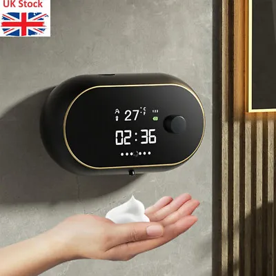 Automatic Foam Soap Dispenser Wall Mounted Touchless Infrared Sensor Machine • £27.59