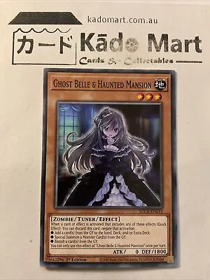 $3 • Buy Ghost Belle & Haunted Mansion SDCB-EN015 1st Edition YuGiOh TCG Card
