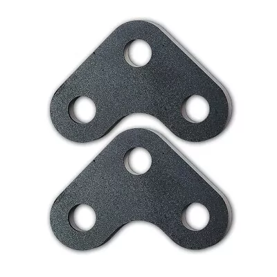 Pack Of 2 Solid Steel Three Hole Triangle Plate 3/16″ Thick For RooftopSprinkler • $36.50