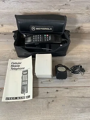 $42.50 • Buy Vintage Motorola America Series Mobile Car Phone W/ Bag, Charger, Etc - Untested