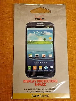 Samsung Galaxy S3 / SIII (Verizon) Screen Protector / Display Protector • $5