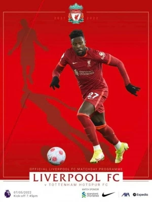 £2 • Buy Liverpool V Tottenham Programme May 2022 