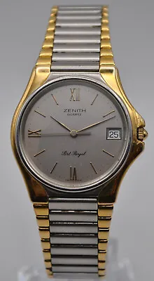 Zenith Port Royal Quartz Two Tone Gents Dress Watch 59.0150.626 • £295