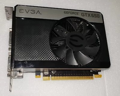 EVGA NVIDIA GeForce GTX 650 SuperClocked 1GB GDDR5 PCIe Vid Card 01G-P4-2652-KR • $49.99