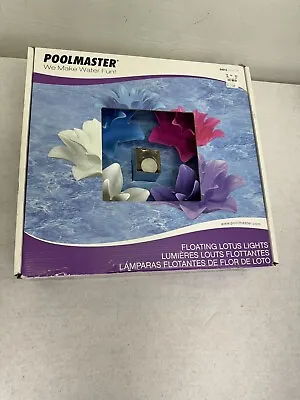 Pool Master Floating Lotus Lights New In Box  • $15.90